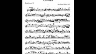 Bernhard Heiden Sonata for alto saxophone and piano Mvt I and II [upl. by Dunseath162]