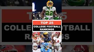 College football rankings nfl football [upl. by Cela]