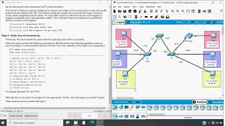 3312 Packet Tracer  VLAN Configuration [upl. by Anifad]