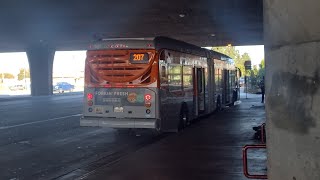 Full Ride LA Metro Line 207 Hollywood to Crenshaw Green Line Station Southbound [upl. by Haase]