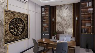 Office Interior Design  Advocate Office idea [upl. by Arahas]