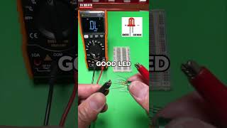 How to Test LEDs with Digital amp Analog Multimeter electronic [upl. by Bertrando47]