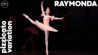 RAYMONDA ballet PIZZICATO variation Maria Khoreva Mariinsky Theatre [upl. by Moskow]