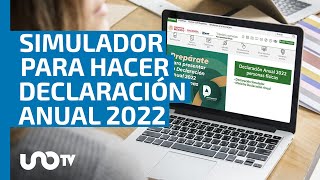 Simulador para declaración anual 2023 ¿cómo saber cuánto me regresará el SAT [upl. by Eggett736]