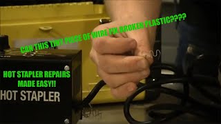 How to use a hot stapler to fix a cracked console [upl. by Uok928]