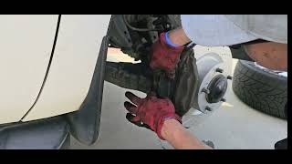 HOW TO CHANGE ROTOR AND BRAKE PADS [upl. by Ahsercul722]