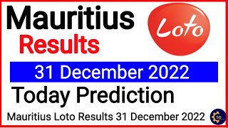 Mauritius Loto result 31 December 2022  samedi 31 December loto Mauritius result 2022 [upl. by Votaw]