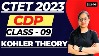 Kohler Theory Of Insightful Learning  CTET 2023 CDP  CTET CDP Live Classes  By Rupali Maam [upl. by Merissa638]