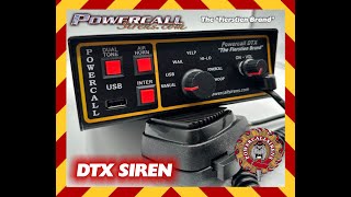 The Powercall DTX Dual Tone quotFierstien Brandquot Emergency Siren [upl. by Aveneg]