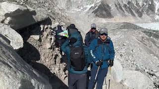 Gorakshep 5140mto Everest base camp 5364m [upl. by Hammerskjold]