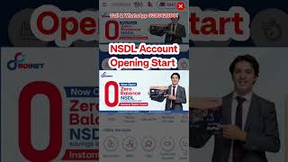 NSDL CSP ID kaise banaye  roinet se NSDL account opening kaise kare  NSDL account opening service [upl. by Adriene197]