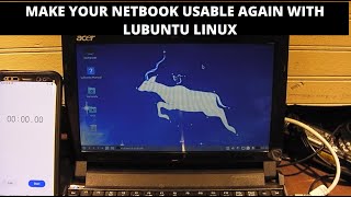 Installing amp Testing Lubuntu on an old netbook [upl. by Larual]