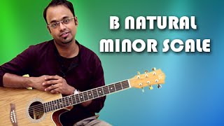 How To Play  B Natural Minor Scale  Guitar Lesson For Beginners [upl. by Rolf]