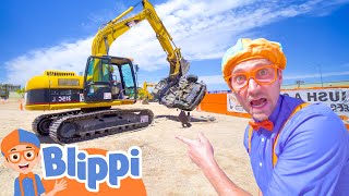 Blippi Visits Dig This Las Vegas and Learns Verbs  Blippi  Challenges and Games for Kids [upl. by Painter]