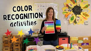 Toddler and Preschool Color Recognition Activities [upl. by Karol801]