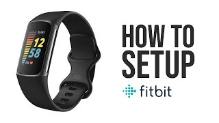 Fitbit Charge 5  How to Pair Connect Setup With Android or iphone Smartphone [upl. by Aemat]