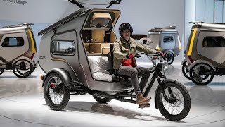 quotRevolutionary 2025 Tricycle Camper – Compact Electric and EcoFriendlyquot [upl. by Elehcim812]