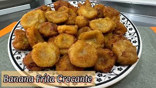 BANANA FRITA CROCANTE FÁCIL [upl. by Denoting]