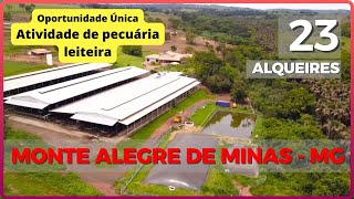 23 ALQ EM MONTE ALEGRE DE MINAS  FAZENDA A VENDA EM MINAS GEREIS 🌱DUPLA APTIDÃO🐄 Zap 62999722000 [upl. by Marcia870]