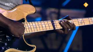 Marcus Miller  Jean Pierre amazing solo on bassgitar and battle between sax and bass [upl. by Ajile280]