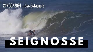 Jorgann Couzinet and other Good surfers ON FIRE in Seignosse   Les Estagnots 24082024 [upl. by Reffinnej]