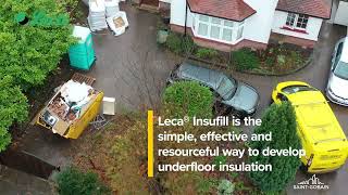 Delivering Leca® Insulation Fill 50L Bags to Residential Property [upl. by Rotow462]