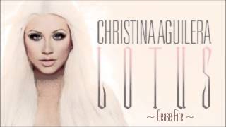 Christina Aguilera  Cease Fire Lyrics FULL Song [upl. by Trakas]