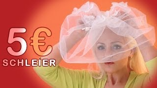 Brautschleier Hochzeit Hair Accessoire Haarkamm selber machen DIY [upl. by Lukey]