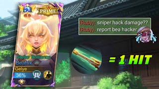 FINALLY BEATRIX 1HIT SNIPER IS BACK RANK FASTERmust try [upl. by Alrad]