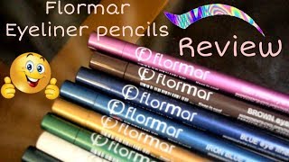 Flormar Eyeliner Pencils Review  honest review  Aeman Shahzad [upl. by Llednar]