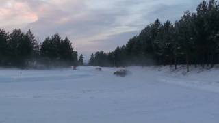 Open Diff 335i vs Quaife 328i On Snow [upl. by Dearborn]