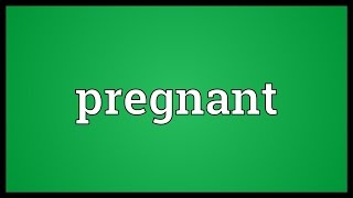 Pregnant Meaning [upl. by Colwell]