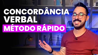 CONCORDÂNCIA VERBAL método rápido [upl. by Eetnom827]