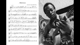 Miles Davis  Milestones Transcription For Guitar [upl. by Ssur]