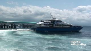 SuperCat 38 leaving Port of Calapan City [upl. by Adlesirc]