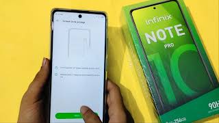 infinix note 10 Pro fingerprint setting  how to set fingerprint lock  fingerprint set kaise kare [upl. by Atiuqa]