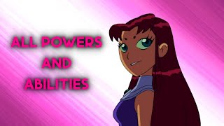 Starfire  All Powers and Abilities from DC Animation [upl. by Jacy]