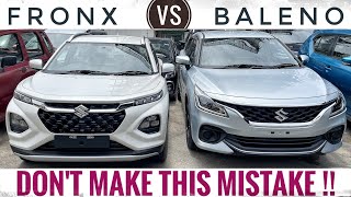 Maruti Fronx 2024 vs Baleno 2024  Which is better  Fronx Maruti Suzuki vs Baleno car  Fronx 2024 [upl. by Yerot]