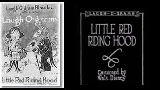 De allereerste tekenfilm van Walt Disney Little Red Riding Hood Roodkapje uit 1922 [upl. by Lezirg605]