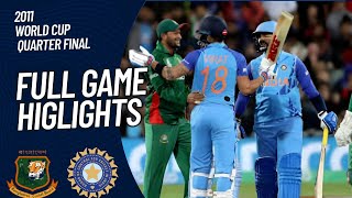 IND VS BAN WORLDCUP 2015 Quarter Final  Full Game Highlights [upl. by Burley981]