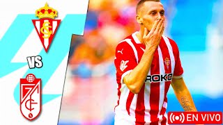 Sporting Gijon vs Granada en vivo  La Liga Hypermotion Jornada 15 [upl. by Anele]