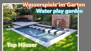 Wasserspiele im Garten [upl. by Nwahsek]