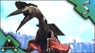 QUETZAL TAMING SOLO TAME WITH GRIFFIN  Ark RAGNAROK DLC Gameplay E56 [upl. by Idnarb]