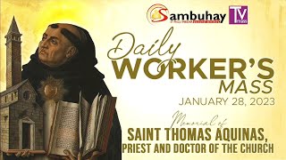 Sambuhay TV Mass  January 28 2023  Memorial of Saint Thomas Aquinas [upl. by Dory]