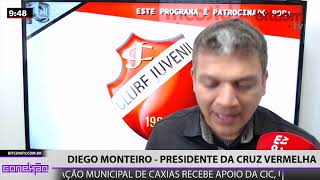 Entrevista com Diego Monteiro  Cruz Vermelha de Caxias do Sul [upl. by Irol]