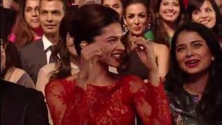 John Travolta grooving to Bollywood with Priyanka Chopra at IIFA Awards 2014 [upl. by Ecadnarb773]