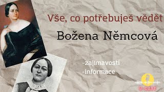 Božena Němcová  vše co potřebujete vědět 📚🎓🤓 [upl. by Adore407]