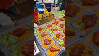 nasi tomato ayam masak merah pasar malam Jalan Kuching Khamis [upl. by Esor]