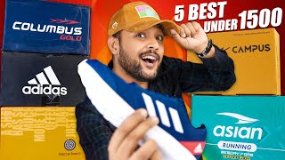 Top 5 Best Shoes Under 10002000 🔥 Asian Campus Adidas  Amazon Shoe Haul 2023  ONE CHANCE [upl. by Jonis]