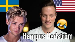 American Reacts To Hampus Hedström [upl. by Adnaram]